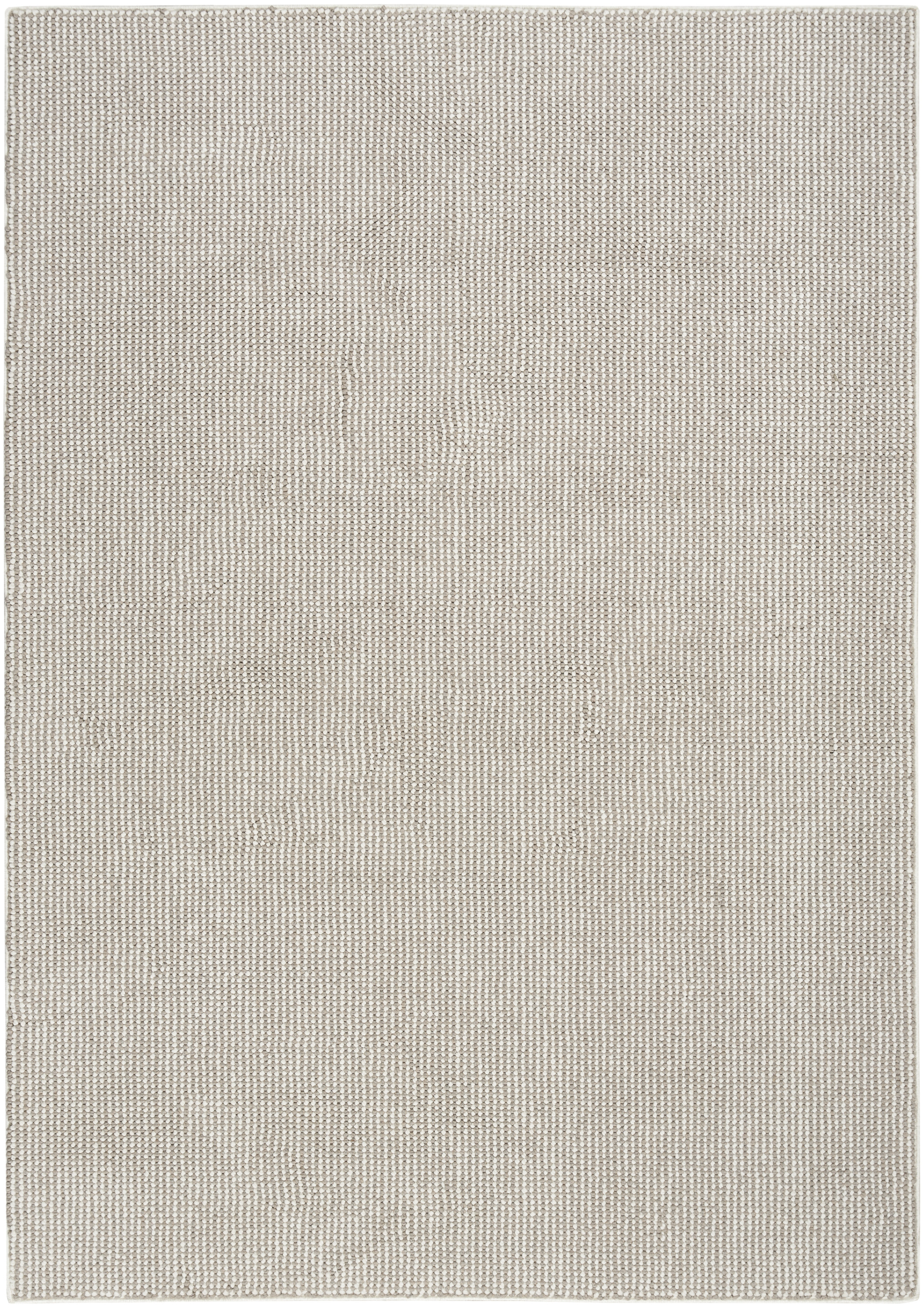 Nourison Natural Texture 5'3" x 7' Ivory Mocha Farmhouse Indoor Rug
