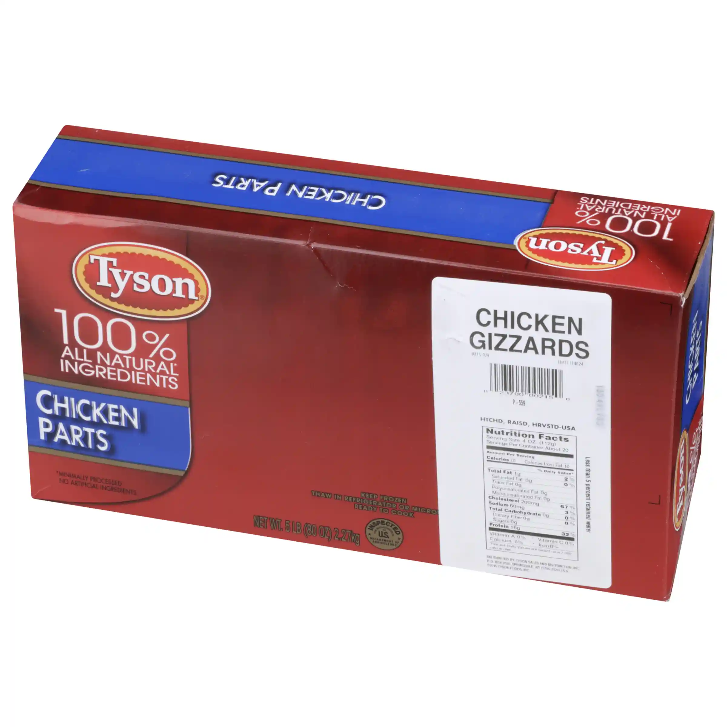 Tyson® Uncooked Unbreaded Chicken Gizzards_image_3