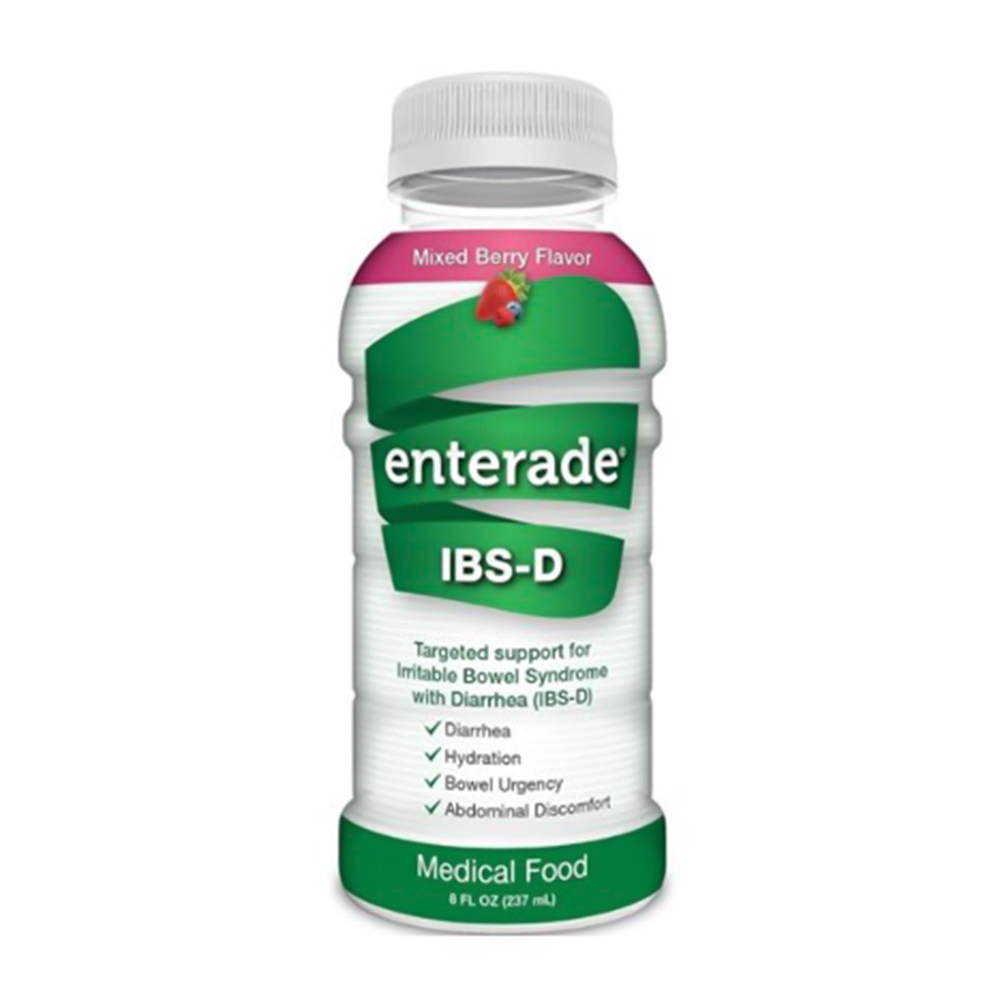 enterade® IBS-D Targeted Dietary Support Medical Food, Berry, 8-ounce bottle