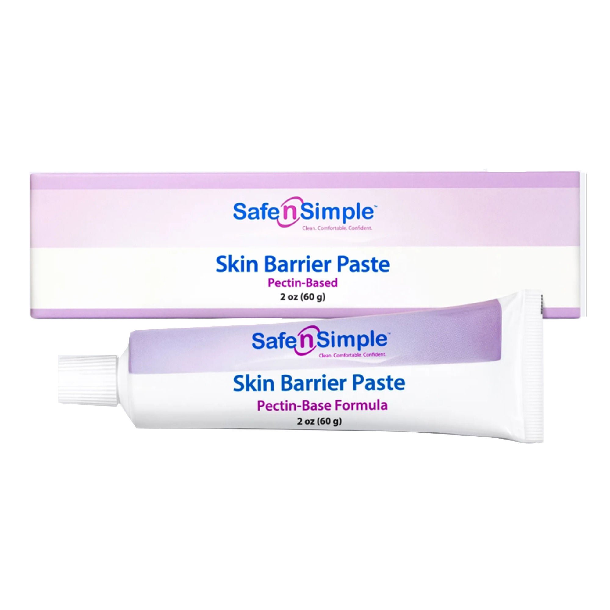 Ostomy Skin Barrier Paste Safe N Simple 2 oz. For Ostomy Use