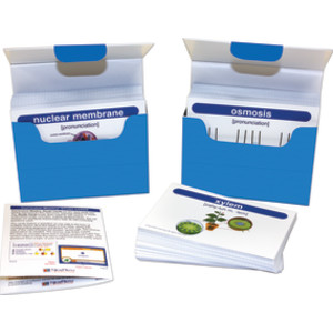 Life Science Vocabulary Builder Flash Card Set, Middle School