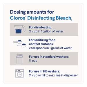 Clorox,  Concentrated Regular Disinfecting Bleach,  11 oz Bottle