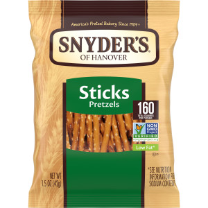 Snyder’s of Hanover Pretzel Sticks, 1.5 Oz Bag