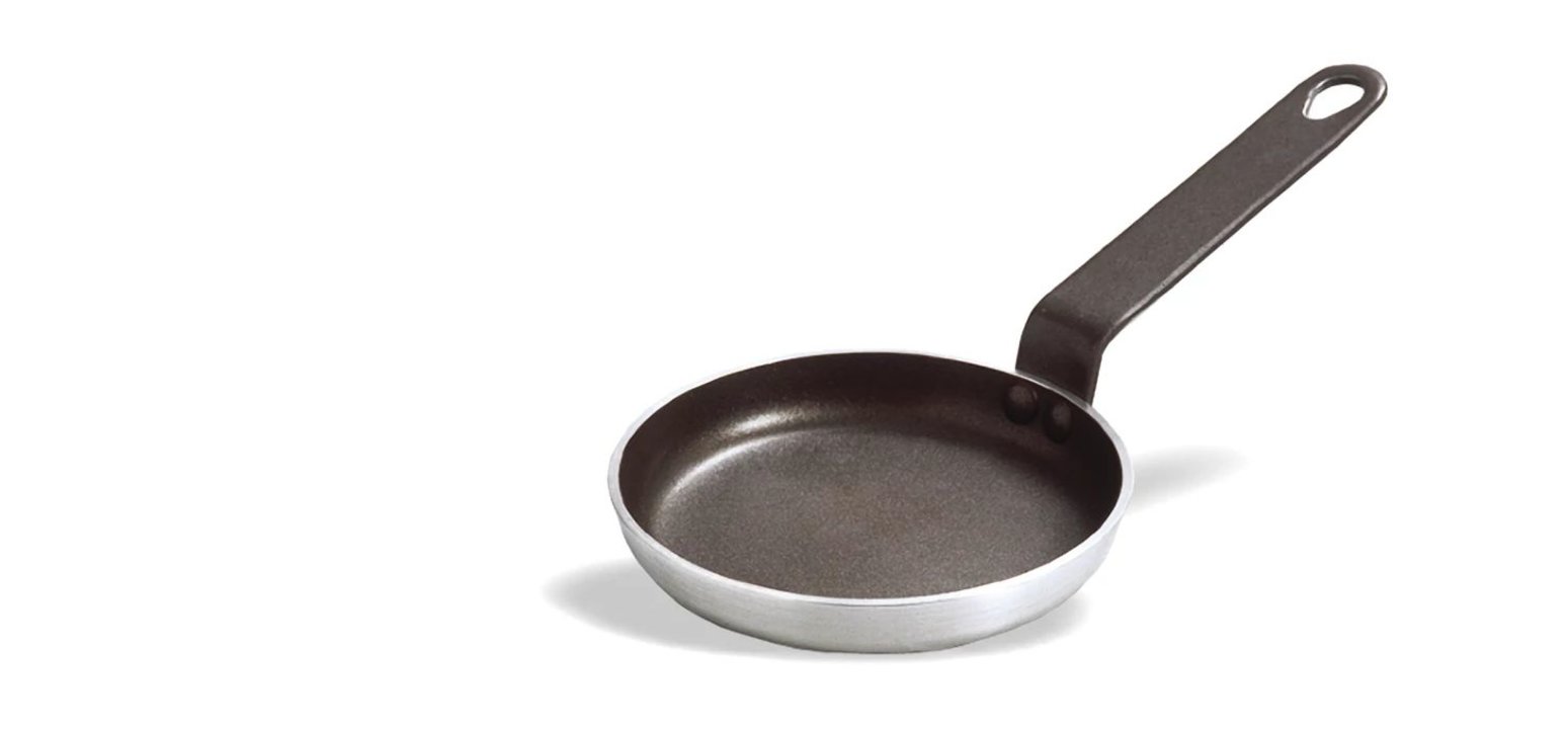 Sartén para blinis Alu Pro Special de Aluminio de 12 centímetros con antiadherente desarrollado para uso profesional