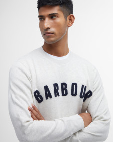 Prep Logo Sweatshirt Ecru Marl