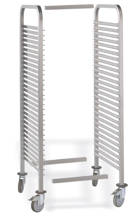 Disassembled Pastry Trolley 52.5 x 70 cm 30 rails for 60 x 40 cm