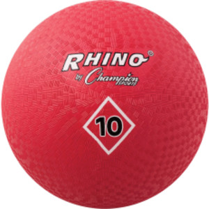 Playground Ball, 10", Red