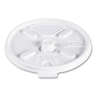 Dart, Lift n' Lock Plastic Hot Cup Lids, Fits 10 oz Cups, White