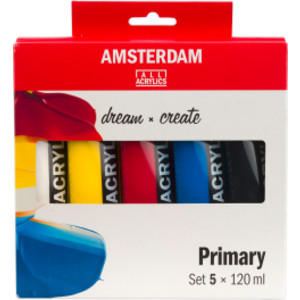 Standard Acrylic Primary Set, 5 x 120 mL