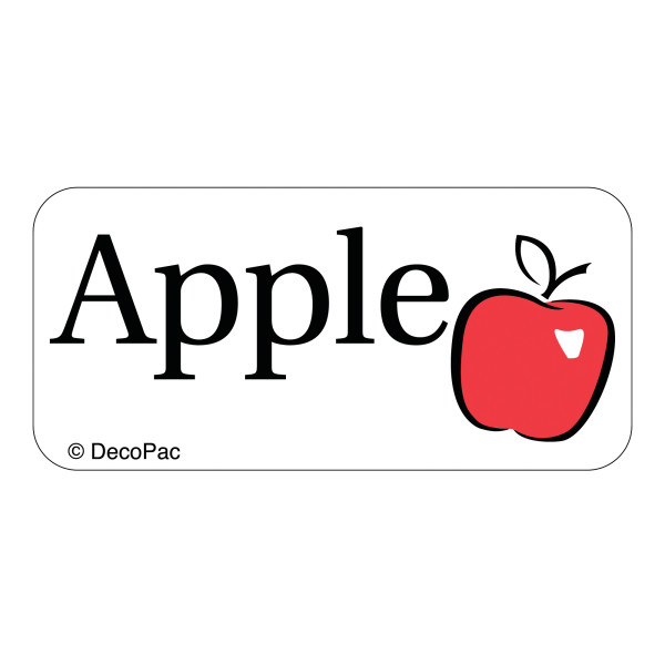 Apple Label PhotoCake® Edible Image® Merchandising Label