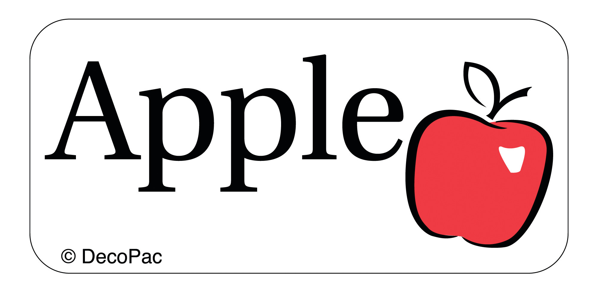 Apple Label | DecoPac