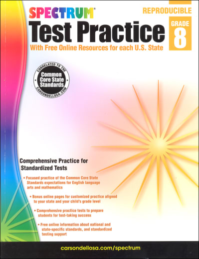 Spectrum Test Practice Grade 8