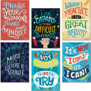 Mindset Inspire U Poster 6-Pack