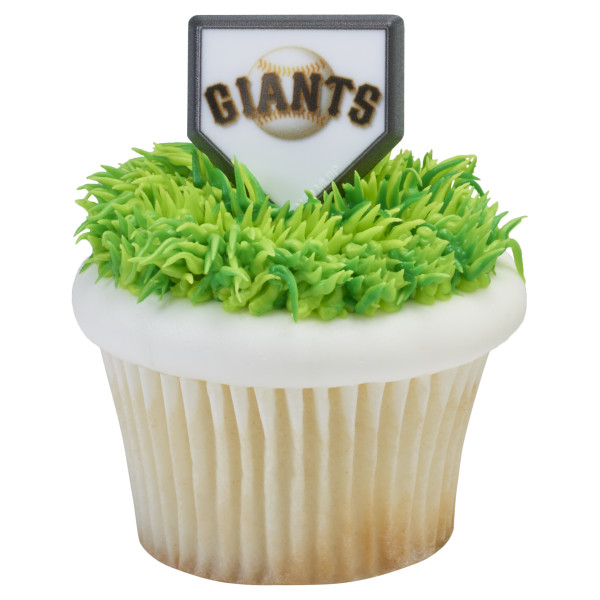 MLB® Home Plate Team Logo Cupcake Rings