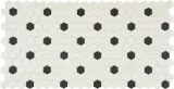 Unglazed Mosaics – Porcelain Retro 1″ Hexagon Mosaic