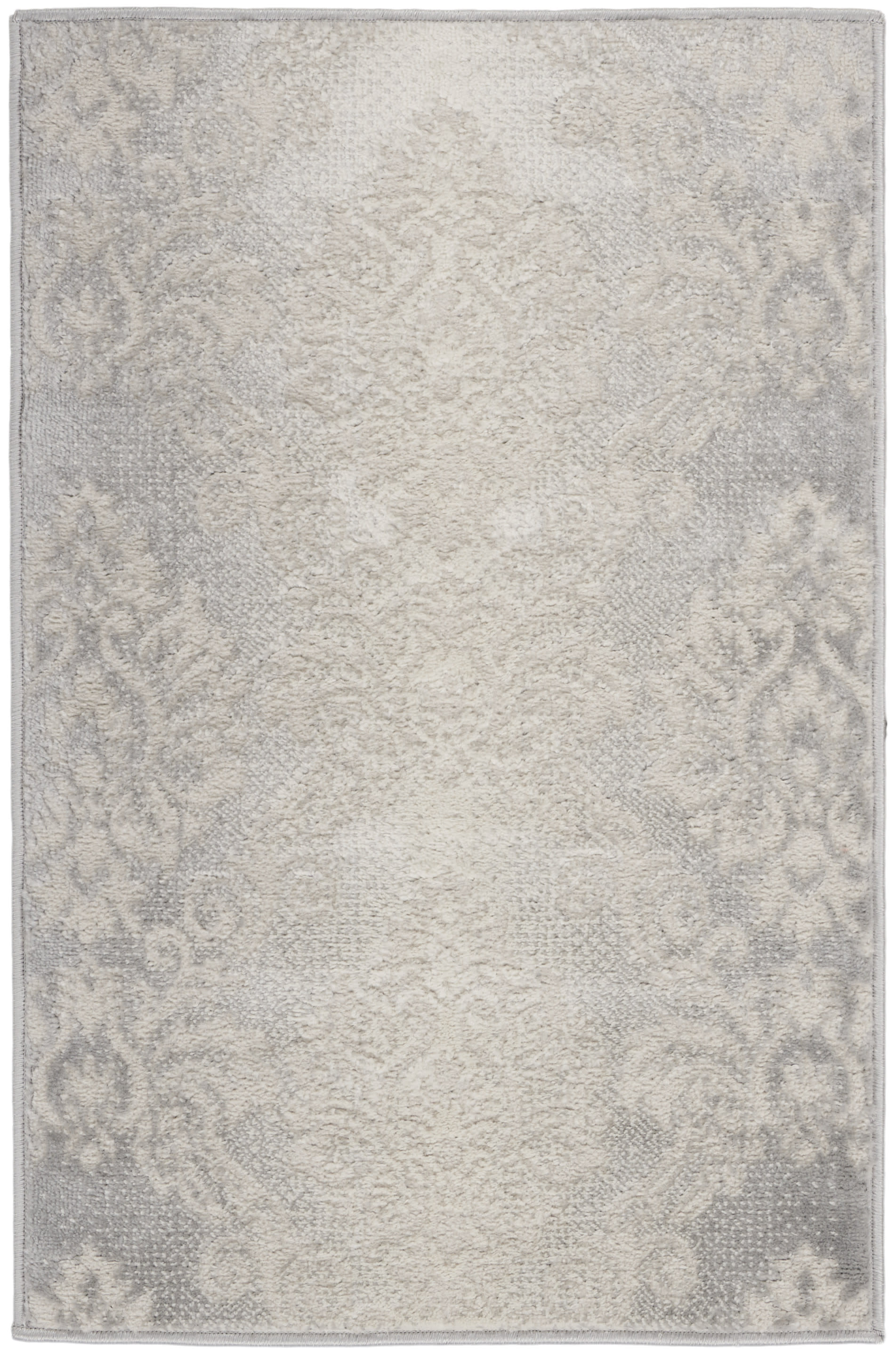 Nourison Elation 2' x 3' Ivory Grey Vintage Indoor Rug