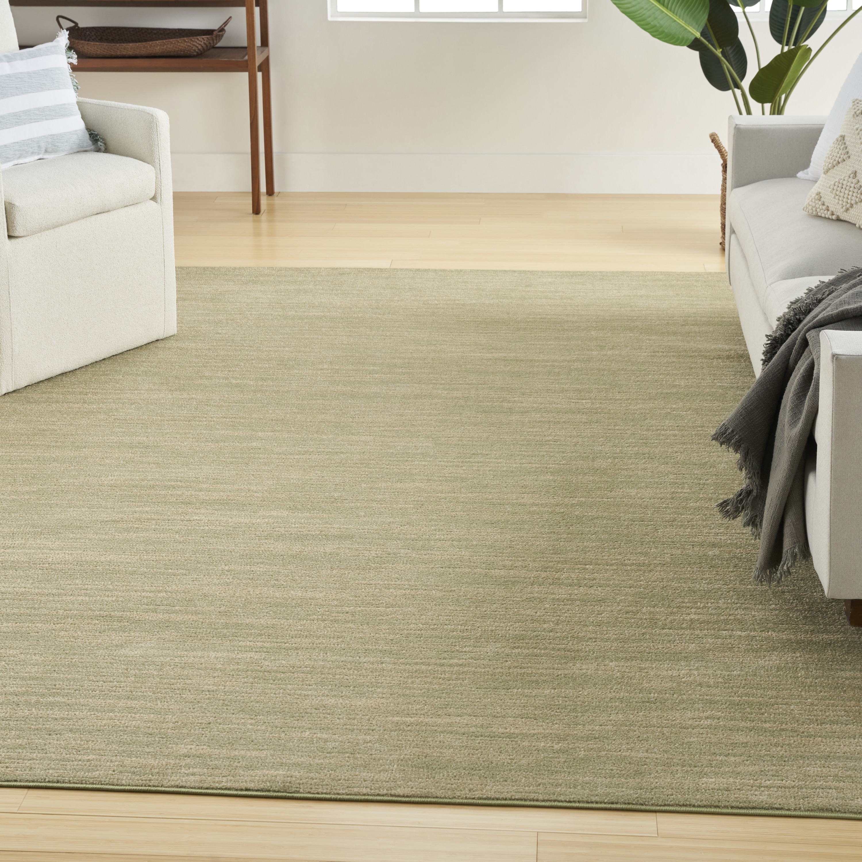 Nourison Nourison Essentials 7' x 10' Green Gold Outdoor Rug