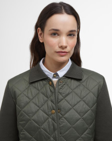 Hollies Quilted Jumper Olive