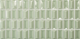 3D Bars Jade 5×10 Diamond Decorative Tile Glossy