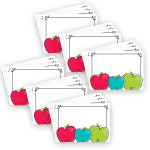 Creative Teaching Press&reg; Doodle Apples Labels, 3-1/2" x 2-1/2", 36 Per Pack, 6 Packs CTP10618-6