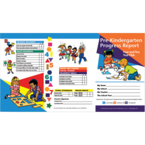 Pre-Kindergarten Progress Report (4 and 5 year olds), Pack of 10
