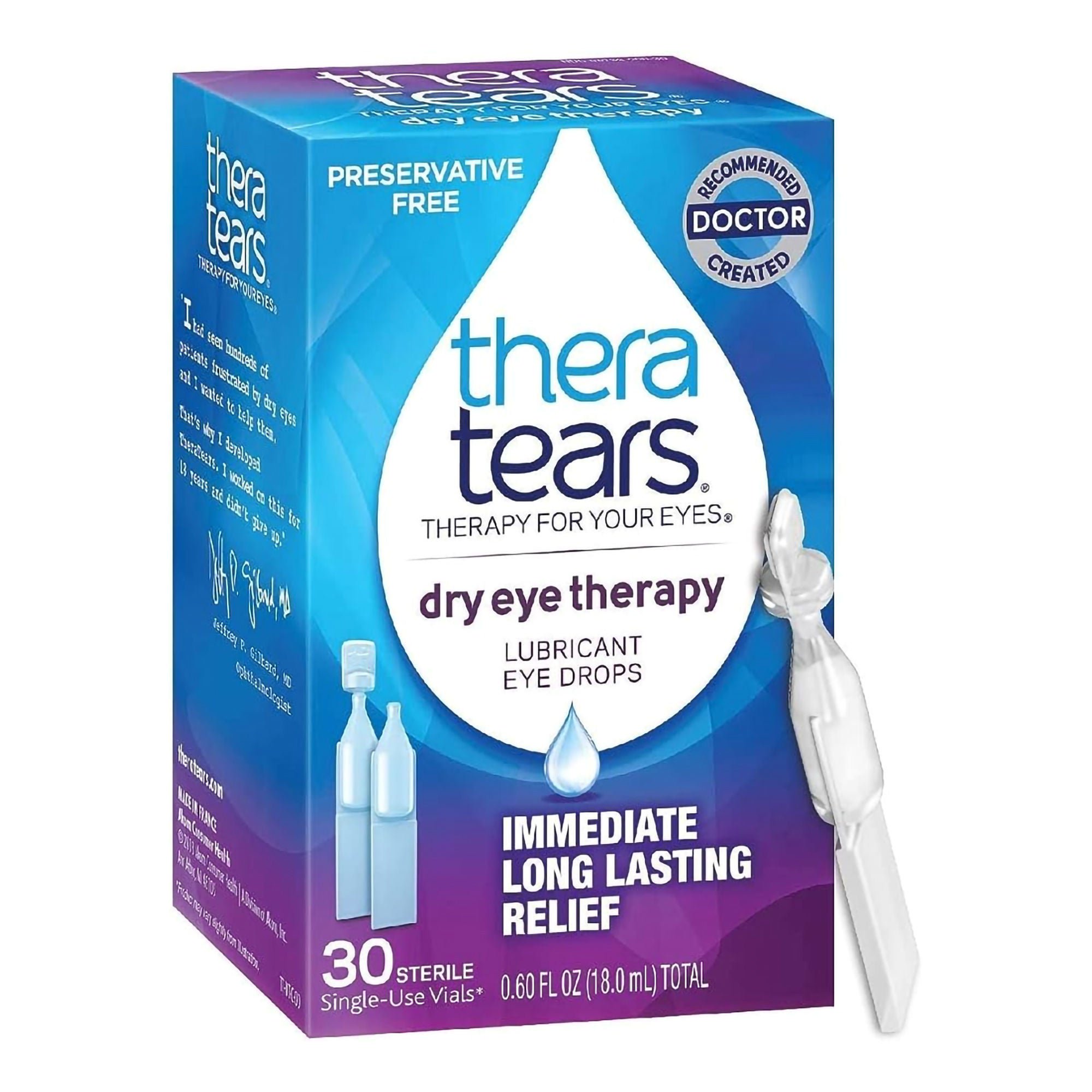 TheraTears® Dry Eye Therapy Lubricant Eye Drops Single-Use Vials