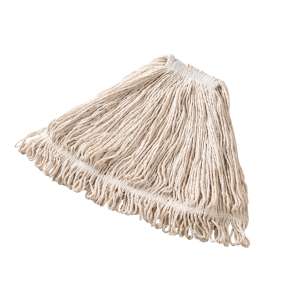 Rubbermaid Commercial, Super Stitch®, 24oz, Looped-End, 1" Headband, Cotton, White, Wet Mop