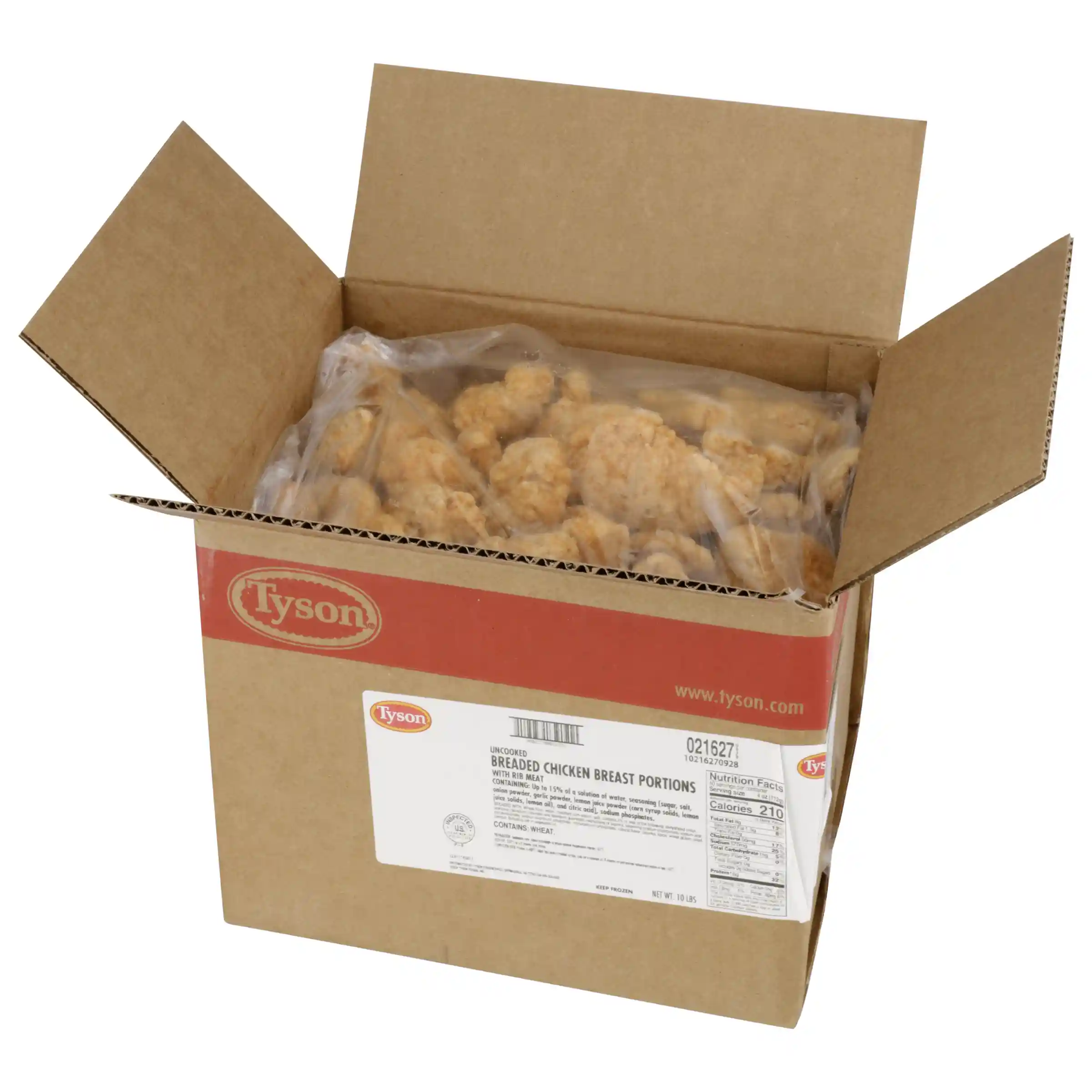 Tyson® Uncooked Breaded Chicken Breast Chunks_image_4