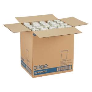 Dixie®, Pathways Paper Hot Cups, 8 oz, Multicolor