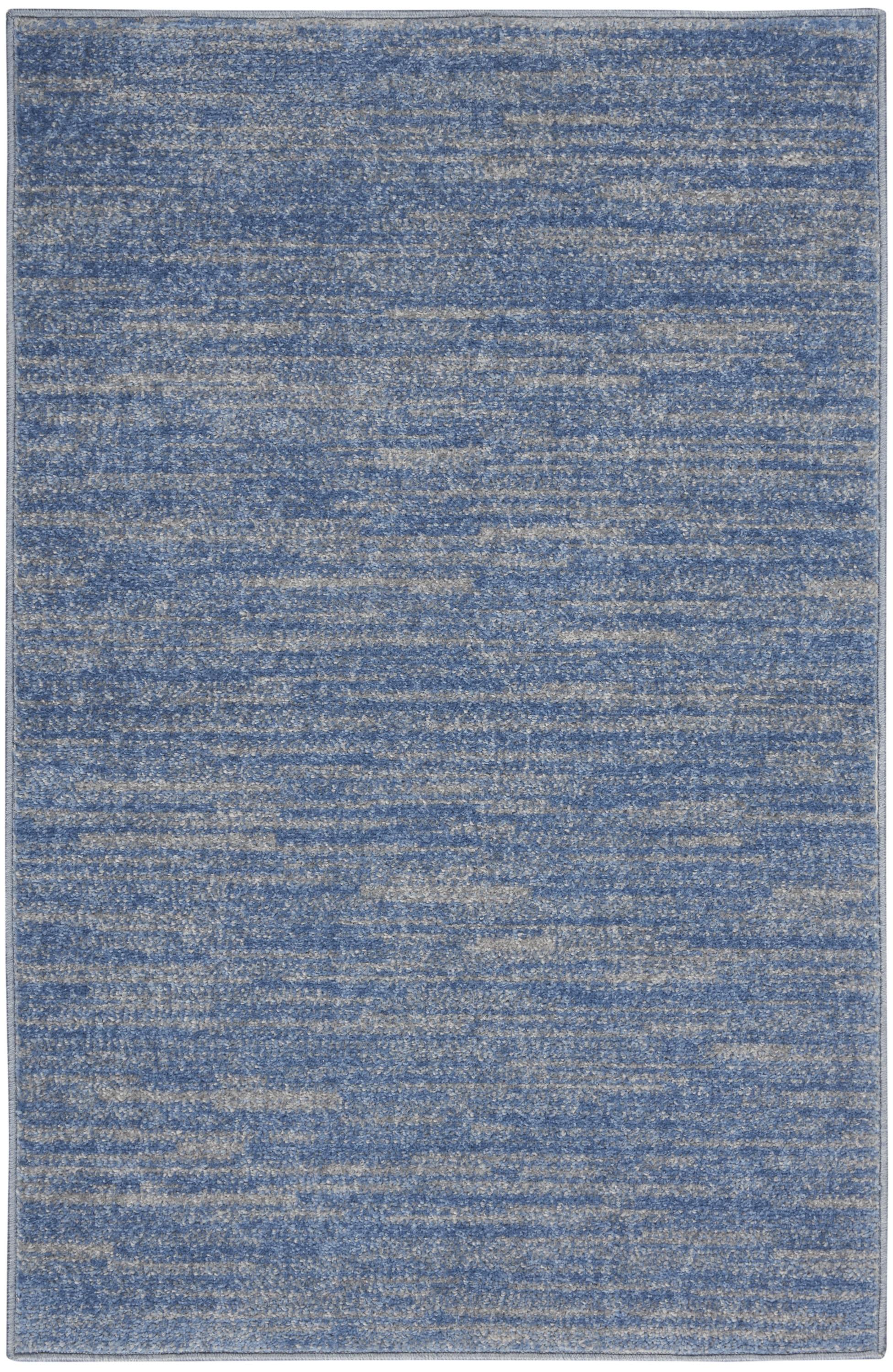 Nourison Nourison Essentials 2' x 4' Blue Grey Outdoor Rug