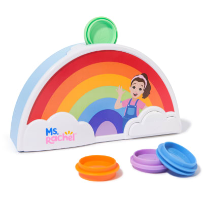 Ms. Rachel Official Electronic Rainbow Color Sorter with Lights, Music & Sounds, 7 Colors, Educational Toys & Toddler Toys for Girls & Boys Ages 1-2+