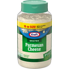 Kraft Parmesan Grated Cheese, 16 oz Shaker