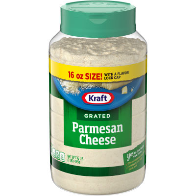 Kraft 100% Parmesan Grated Cheese 16 oz Shaker