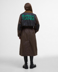 Trench cerato Barbour x GANNI 