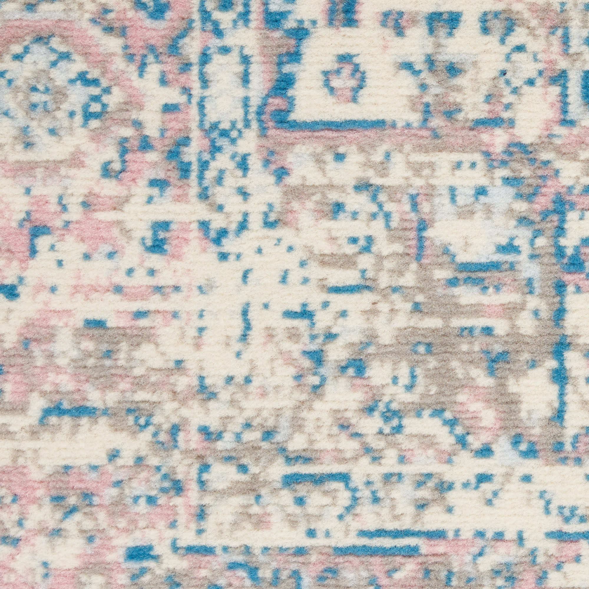 Nourison Grafix 3'9" x 5'9" Ivory Pink Vintage Indoor Rug