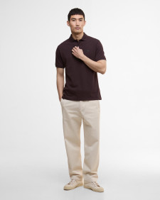 Essential Polo Shirt Java Red