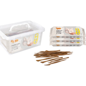 Paper Clay School Pack, 3 Bars 1.5lb & 20 Spatulas