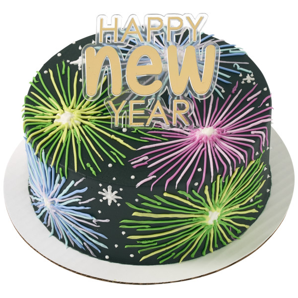 Happy New Year Metallic Layon