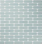 Ozzi Light Blue 1×4 Stadium Mosaic
