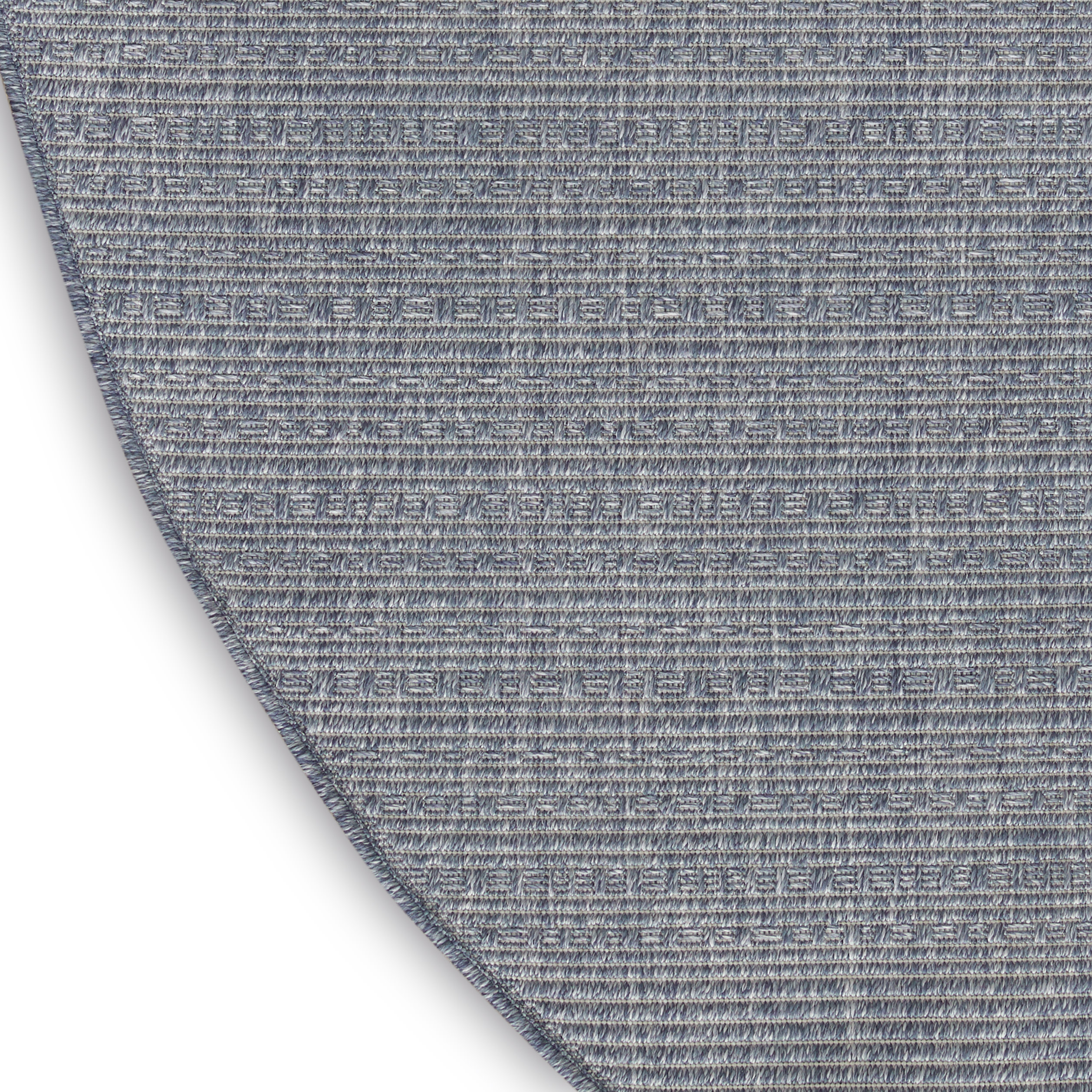 Nourison Tulum 8' x Round Denim Outdoor Rug