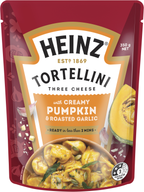 Heinz® Tortellini Three Cheese with Creamy Pumpkin & Roasted Garlic 350g