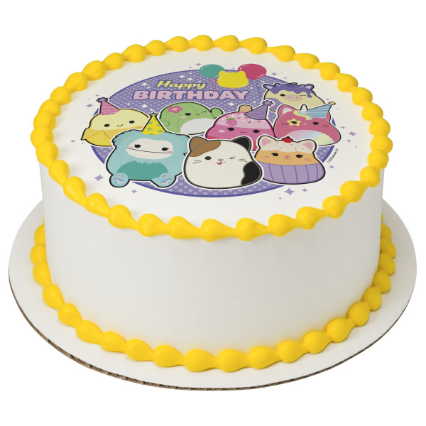 Squishmallows Happy Birthday PhotoCake® Edible Image®
