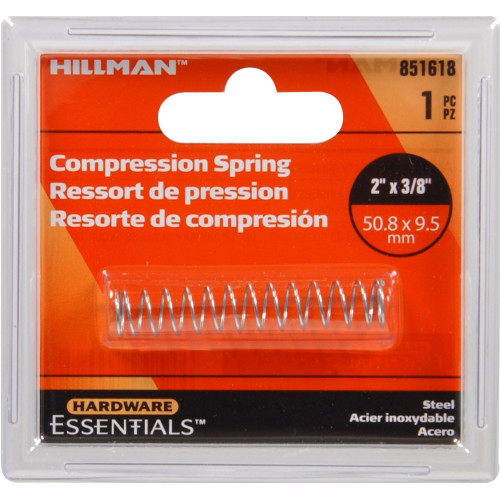 Hillman Compression Spring 2 x 3/8 in. CTC Compression Springs