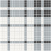 Studio Dark Sky Mix 13×13 Plaid Pattern Mosaic Matte