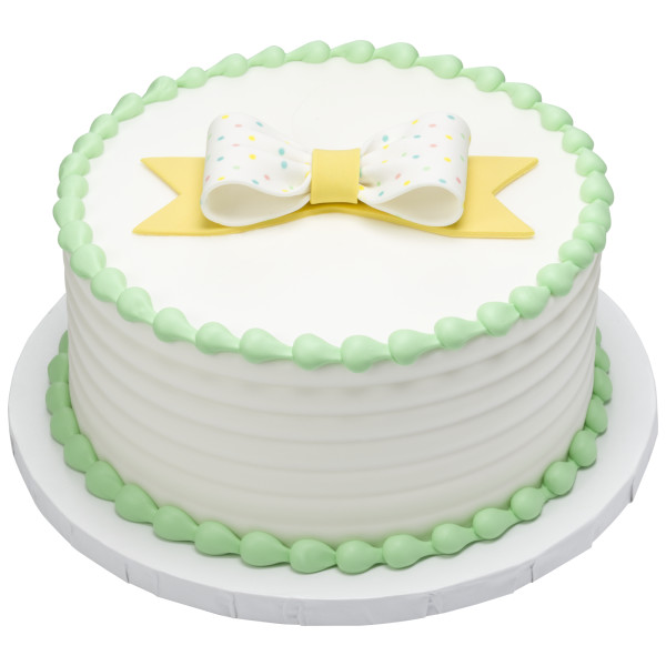 Pastel Dots Assortment Gum Paste Bows