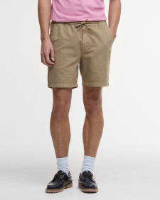 Washed Oxford Relaxed Shorts 