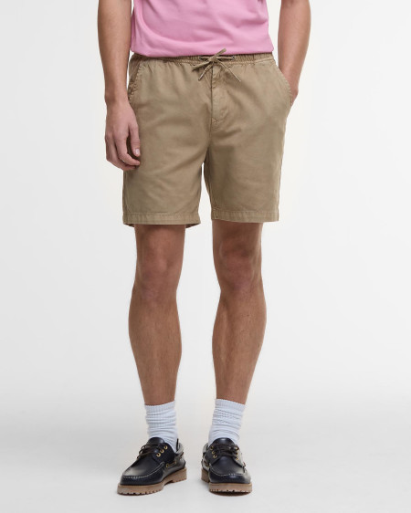 Washed Oxford Relaxed Shorts