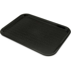 Carlisle, Cafe Fast food Cafeteria Tray 12"x16", Black