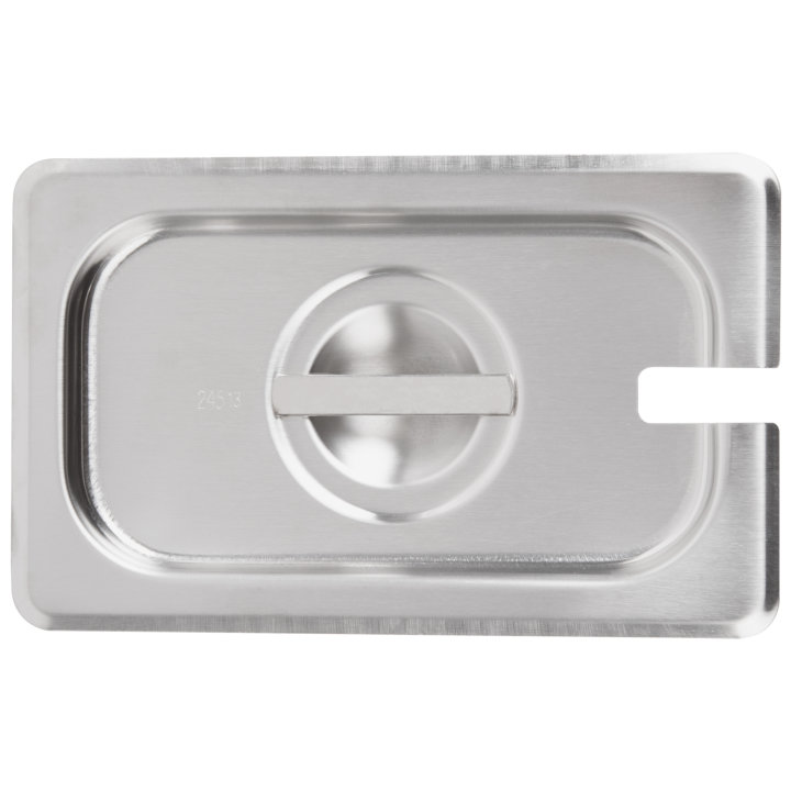 Ninth-size Super Pan V® slotted stainless steel cover