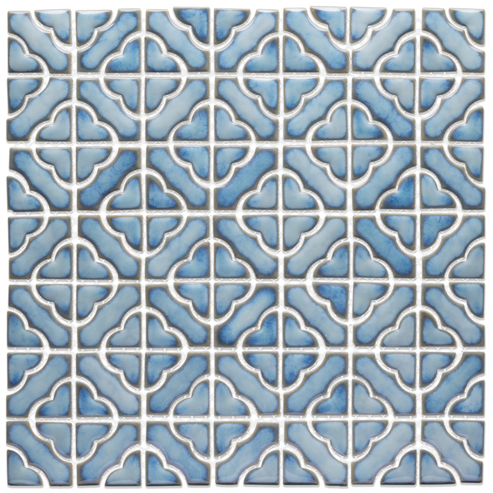 Sample – Hudson Tower Marine Porcelain Mosaic Tile